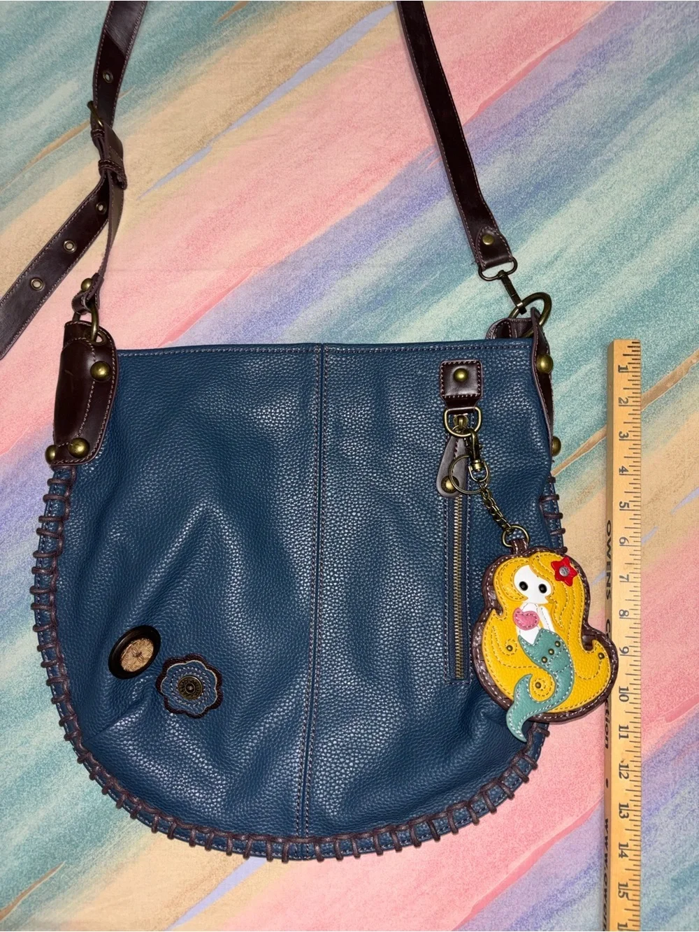 Chala Hobo Bag with Mermaid Charm